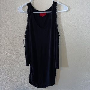 EUC Jennifer Lopez Cold Shoulder Blouse SIZE large